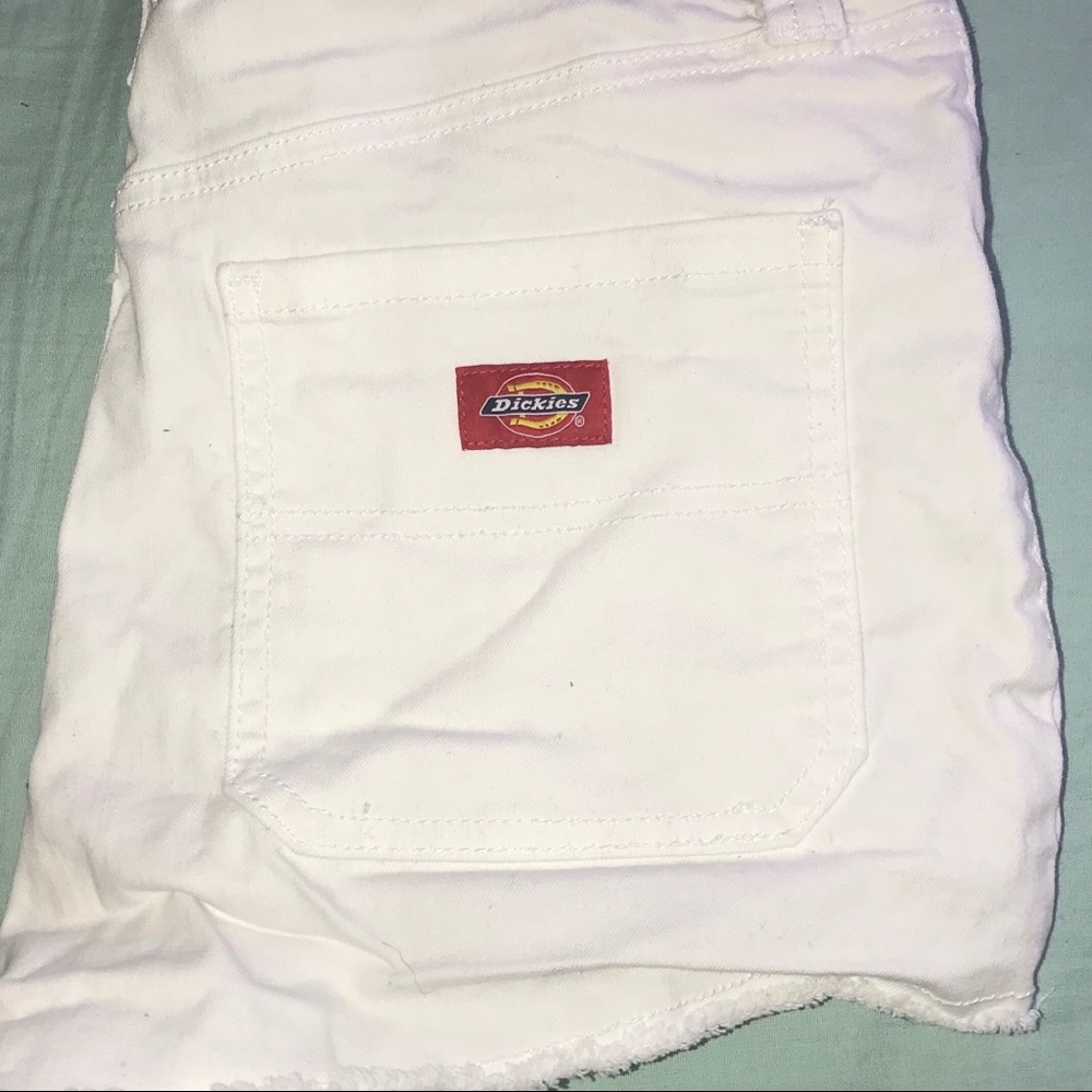 Dickies white shorts